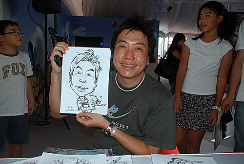 caricature live sketching for LG Infinia Roadshow - day 2 - e