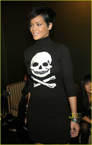 Rihanna Skull Knit Dress