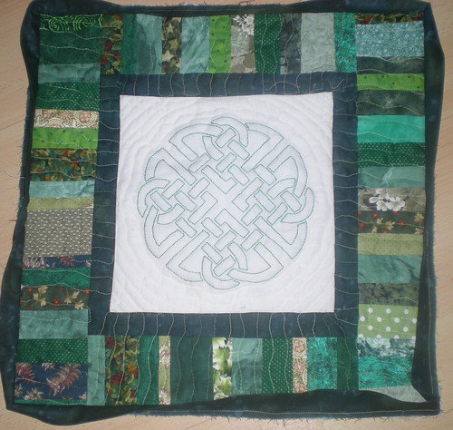 Paddy's Day quilt...nearly done
