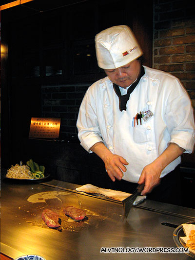 The chef who prepared Marks Kobe beef