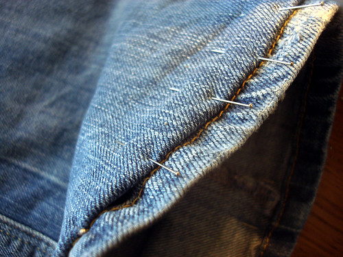 Anleitung zum kürzen von Jeans