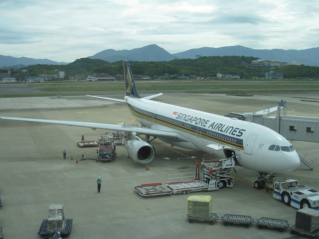 Our plane to Singapore. A330-300