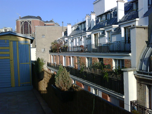 terrace of unit 5f, villa guelma, paris