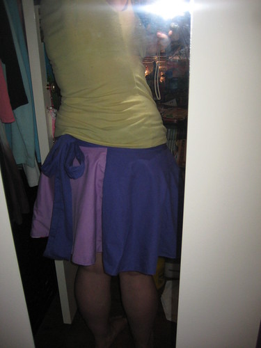 Orange Wrap Skirt 3