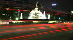Mexico City - Diana Fountain near El Ángel de ...