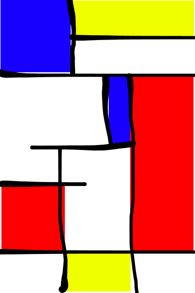 Mohammed (in the style of Mondriaan)