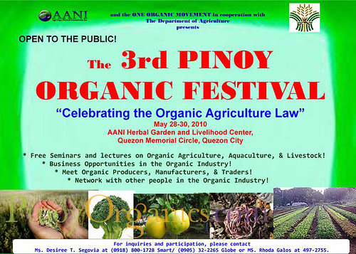Pinoy Organic Festival Poster