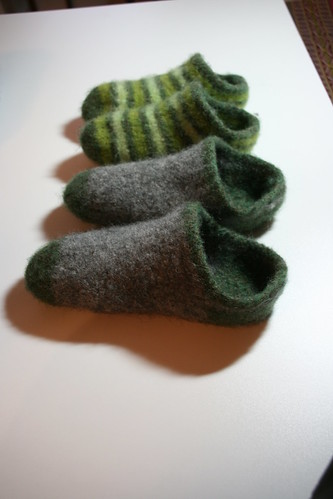 Felted Christmas Slippers