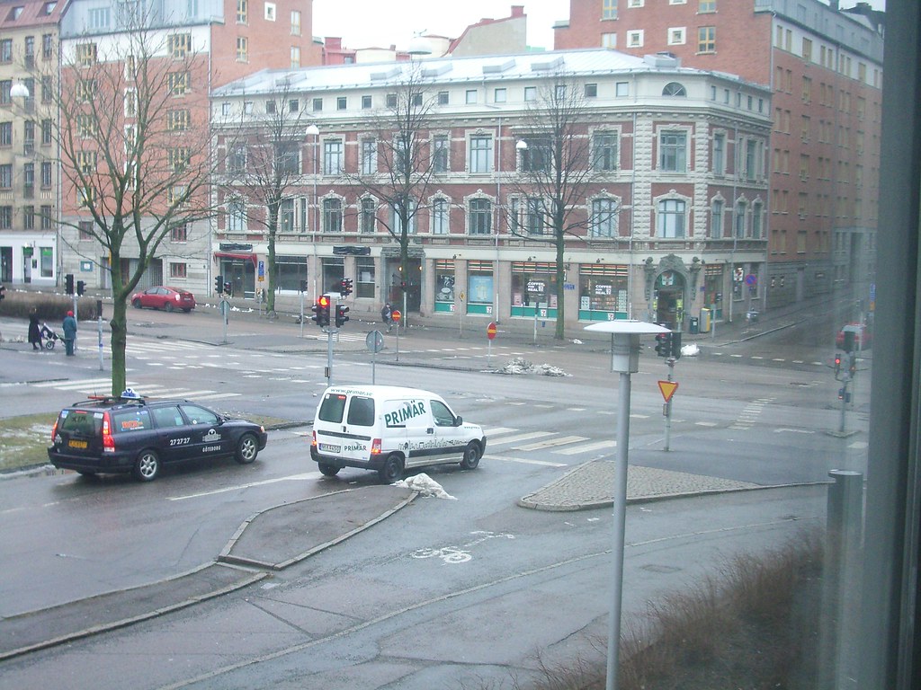 view from the apartment in February