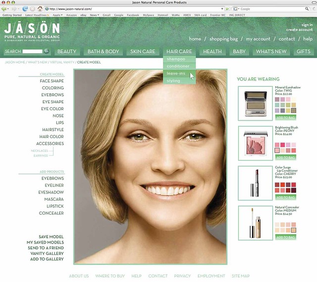 cosmetics websites