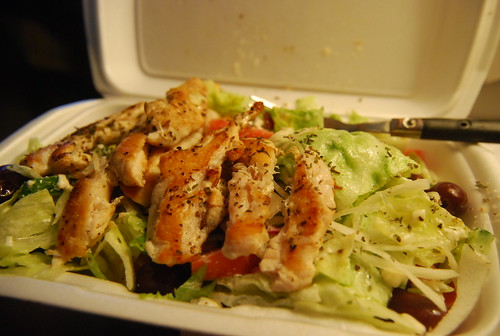 Chicken Greek salad from George's