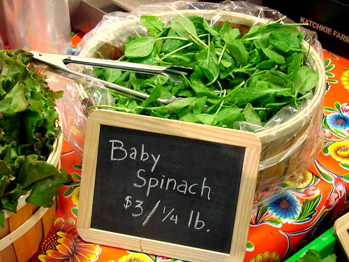Baby Spinach from Katchkie at the Port Authority