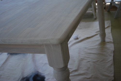 painting a table