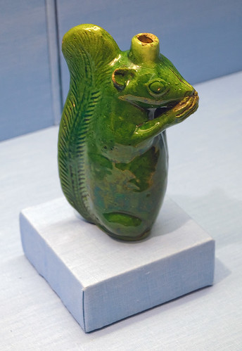 Saint Louis Art Museum, in Saint Louis, Missouri, USA - ceramic squirrel
