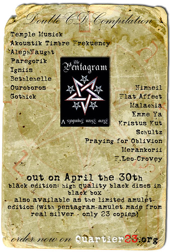 The Aeon Symbols 5 - The Pentagram (flyer)
