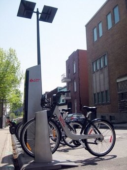 Bixi bicycle sharing in Montreal