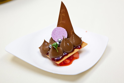 Chef Jean-Francois Suteau, The Beverly Hills Hotel, Beverly Hills, CA: Caramelia-Strawberry-Cassis