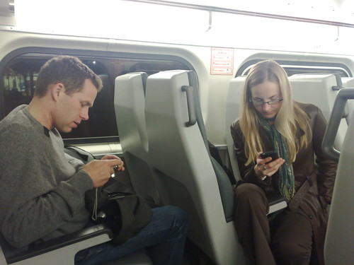 Skipping a beat on the Caltrain ride to San Francisco