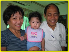 Janna with Tita Landang and Tito Pio