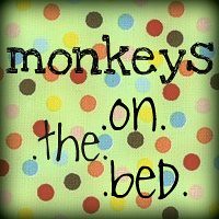monkeys on the bed!