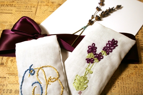 lavender sachets from J