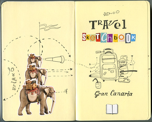 Колонка № 42: Как рождаются заметки путешественника Travel sketchbook: Gran Canaria
