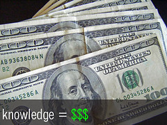 Knowledge = Money