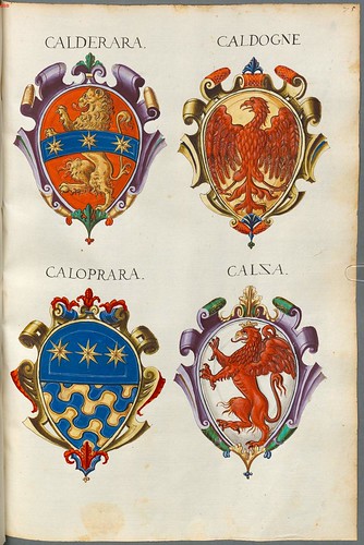 Familienwappen kleinerer Adelshäuser von Vicenza mit Buchstaben c