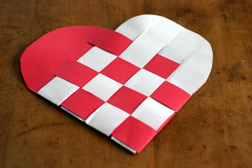Woven Paper Valentine Hearts - 9
