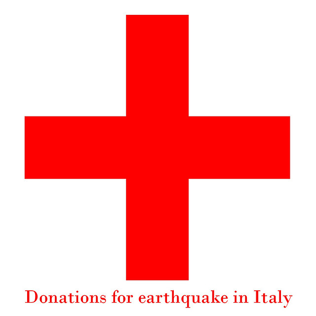 Donations for earthquacke in Italy - Donazioni per il terremoto in Italia by giuliomeinardi