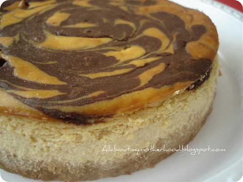 Mango Chocolate Swirl Cheesecake - Part III