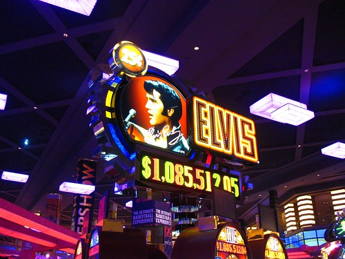 Elvis Slot Machine Sign