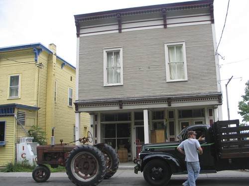 antique vehicles outside 10 Champlain