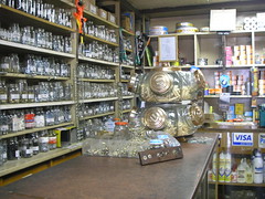 Interior da loja: fundo
