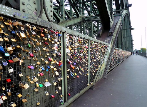 I love you (Hohenzollernbrücke)