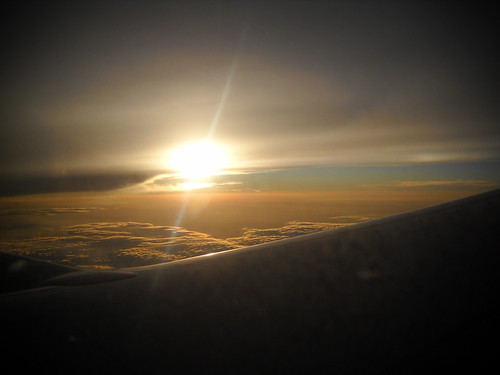 Sunset from the sky... beauty you only see from a plane.