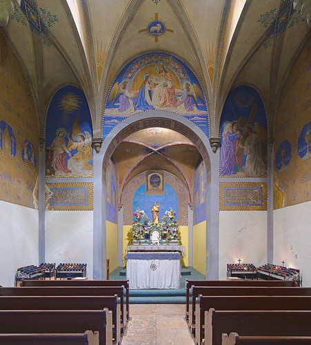 Saint Meinrad Archabbey, in Saint Meinrad, Indiana, USA - Monte Cassino Shrine - interior