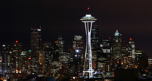 128. Seattle Skyline by Justin Kraemer
