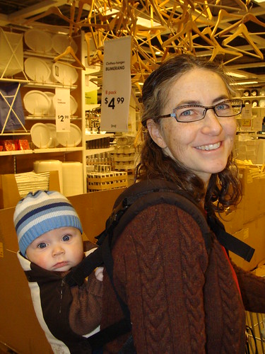 Silas and Bethany at Ikea