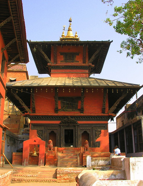 INDIA 0858.VARANASI NEPALI TEMPLE 瓦拉纳西 尼泊尔寺
