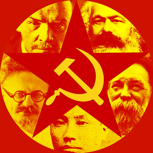 Marxism-leninism red star hammer sickle chinese communist marx engels lenin 