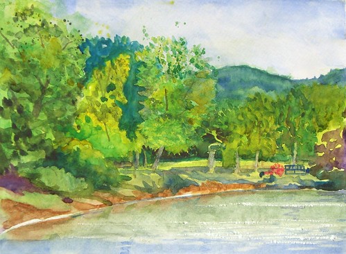 Watercolor Sketch :: Murphy Lake