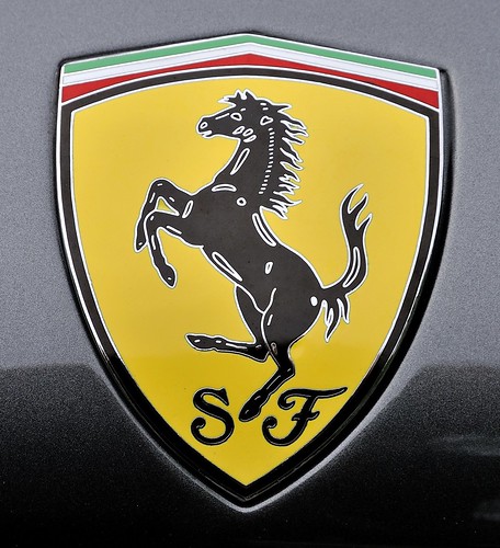 Ferrari emblem on a Ferrari 430 May 26 2009
