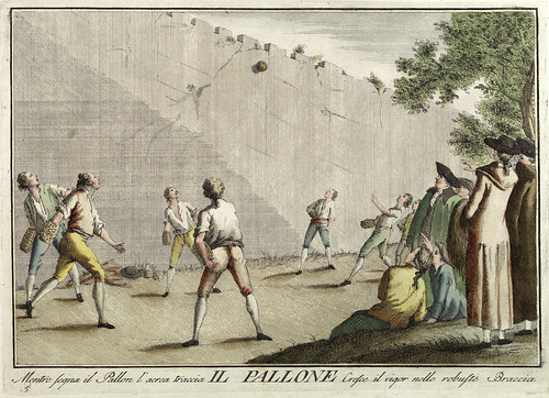 003-El balon- Giuochi Trattenimenti e Feste Annue Che si Costumano in Toscana 1790- Giuseppe Piattoli