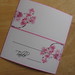 Pink Cherry Blossom Wedding Place Card Escort Card <a style="margin-left:10px; font-size:0.8em;" href="http://www.flickr.com/photos/37714476@N03/4639026485/" target="_blank">@flickr</a>