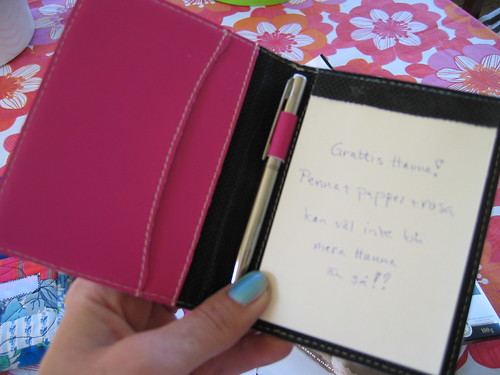Pink handbag notebook