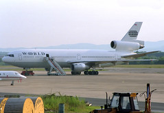 World DC-10-30 N112WA GRO 10/08/1992