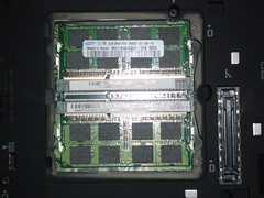 ThinkPad X200 メモリスロット