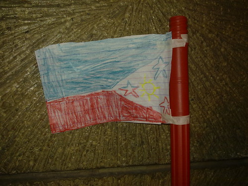 The Philippine Flag of My 6-Year Old Son