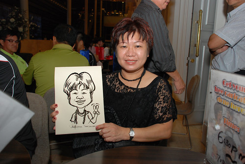 Caricature live sketching for Tetra 60th Anniversary - 11